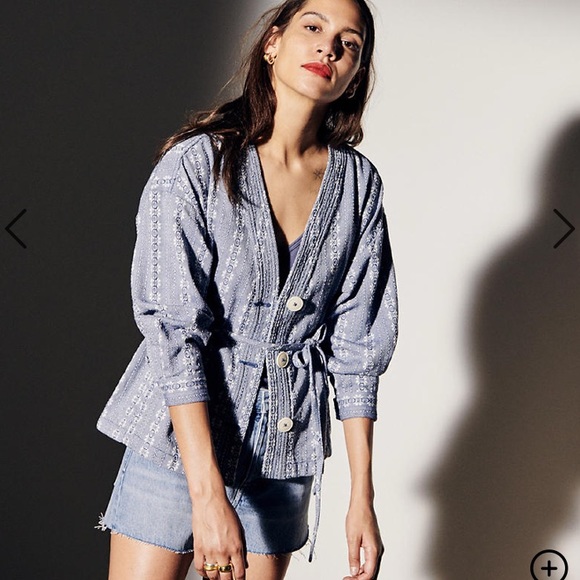 Madewell Floral Jacquard Tie-Waist Jacket - Picture 9 of 9